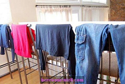 How quickly to dry up jeans?