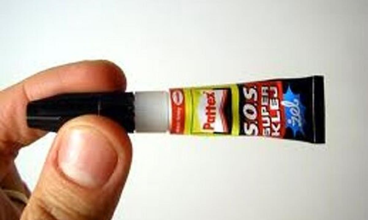 How to wash super glue from hands?