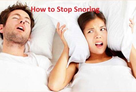 How to cease to snore in a dream?