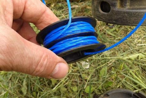 How to fill a fishing line in the trimmer coil?