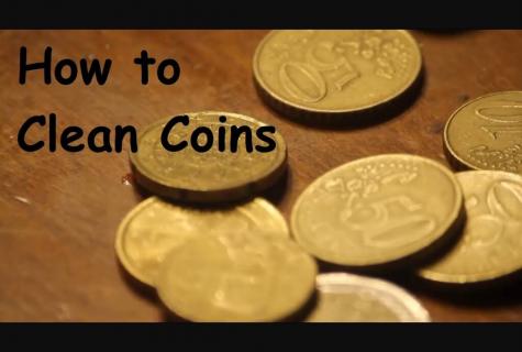 How to clean coins?