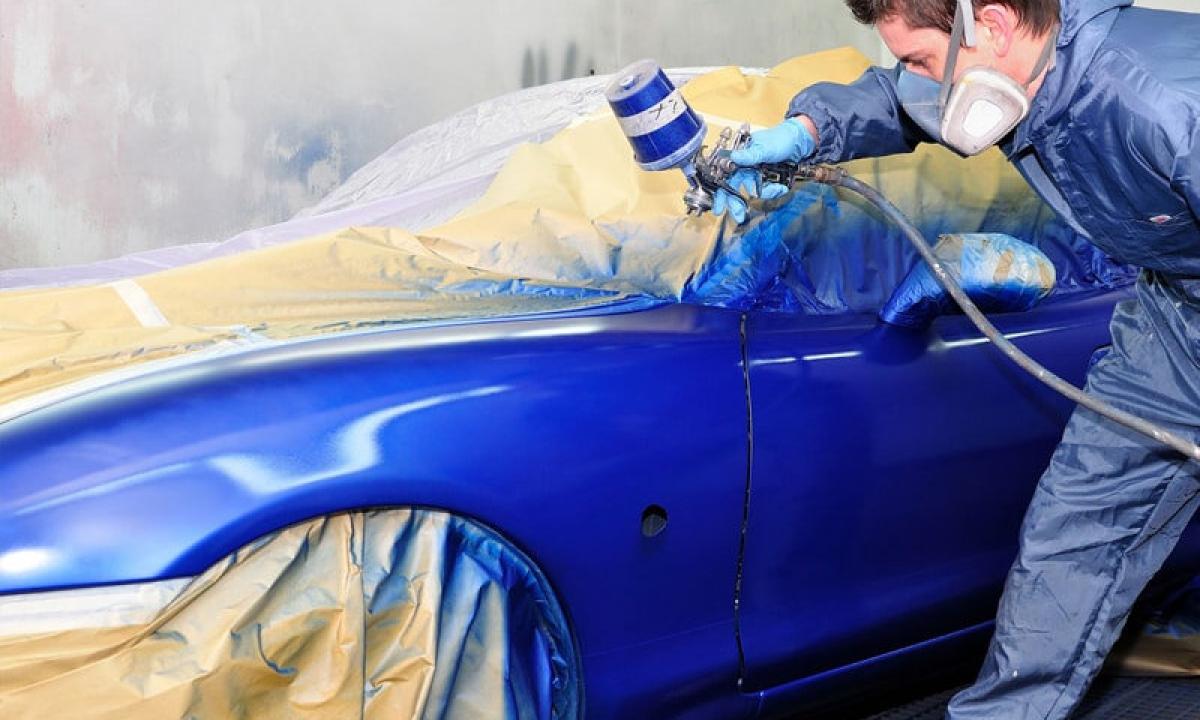 How it is correct to paint the car?