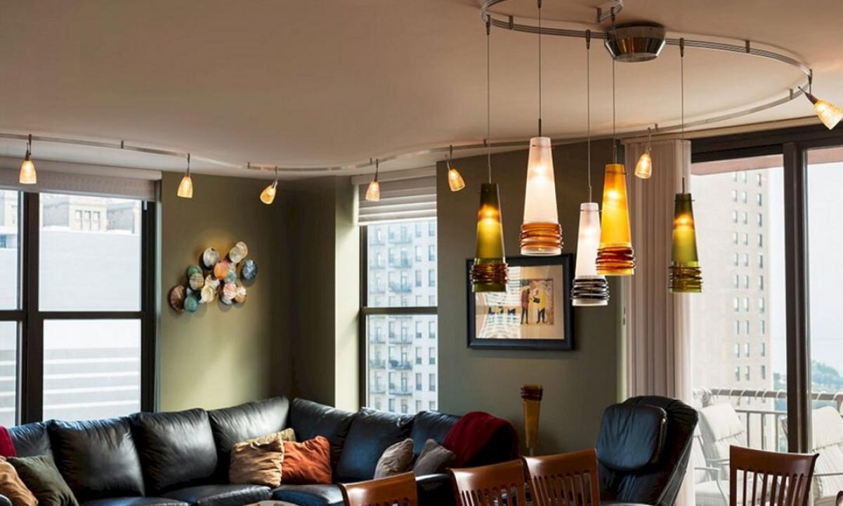 How to arrange dot lamps on a ceiling?