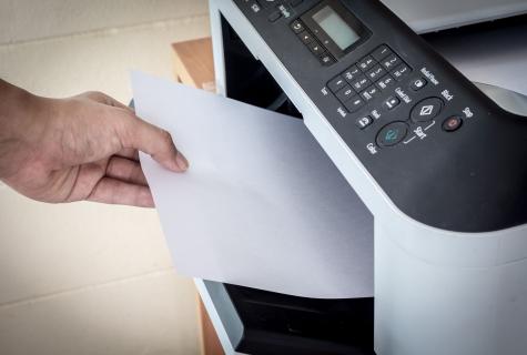 Why the printer prints clean sheets?