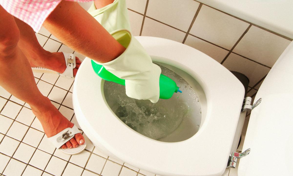 What to do if the toilet bowl – life hack got littered