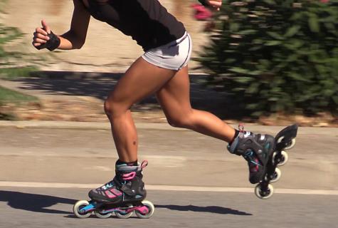 How it is correct to roller-skate?
