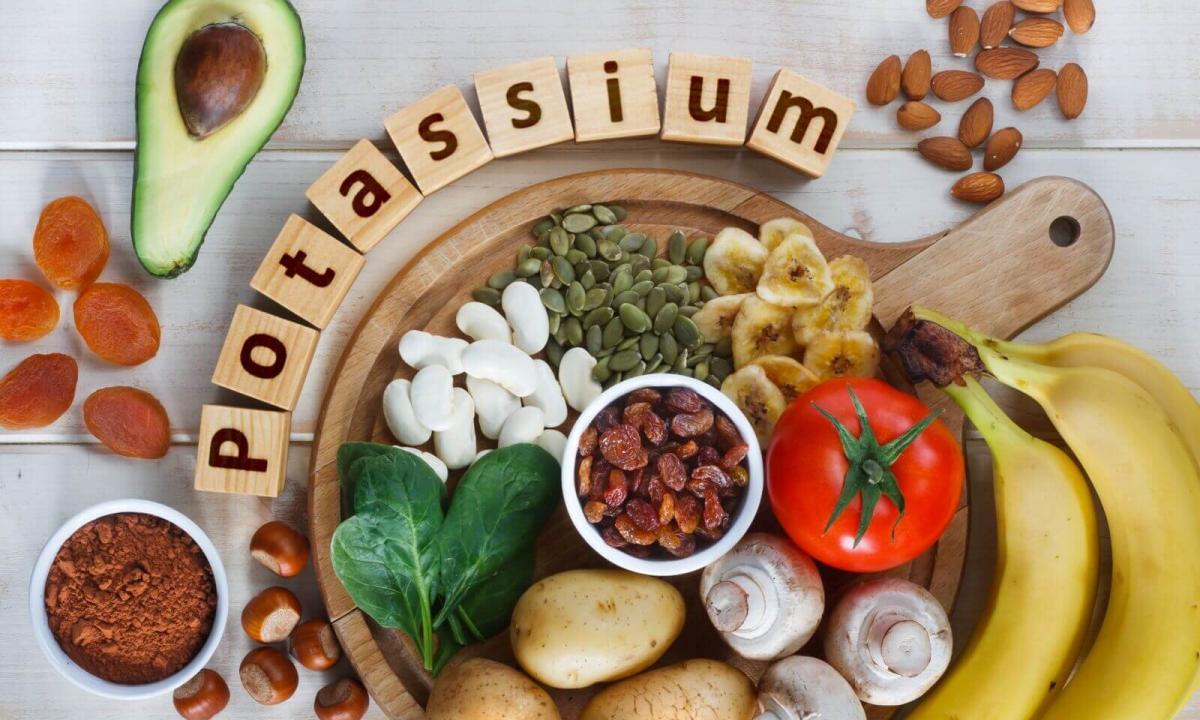 In what products there is a potassium?