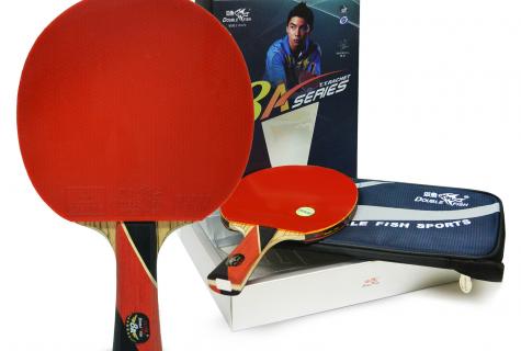 How to choose a racket for table tennis?