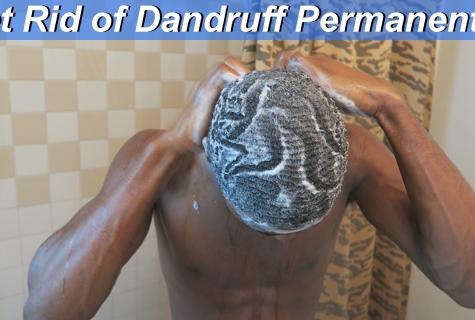 How quickly to get rid of dandruff?