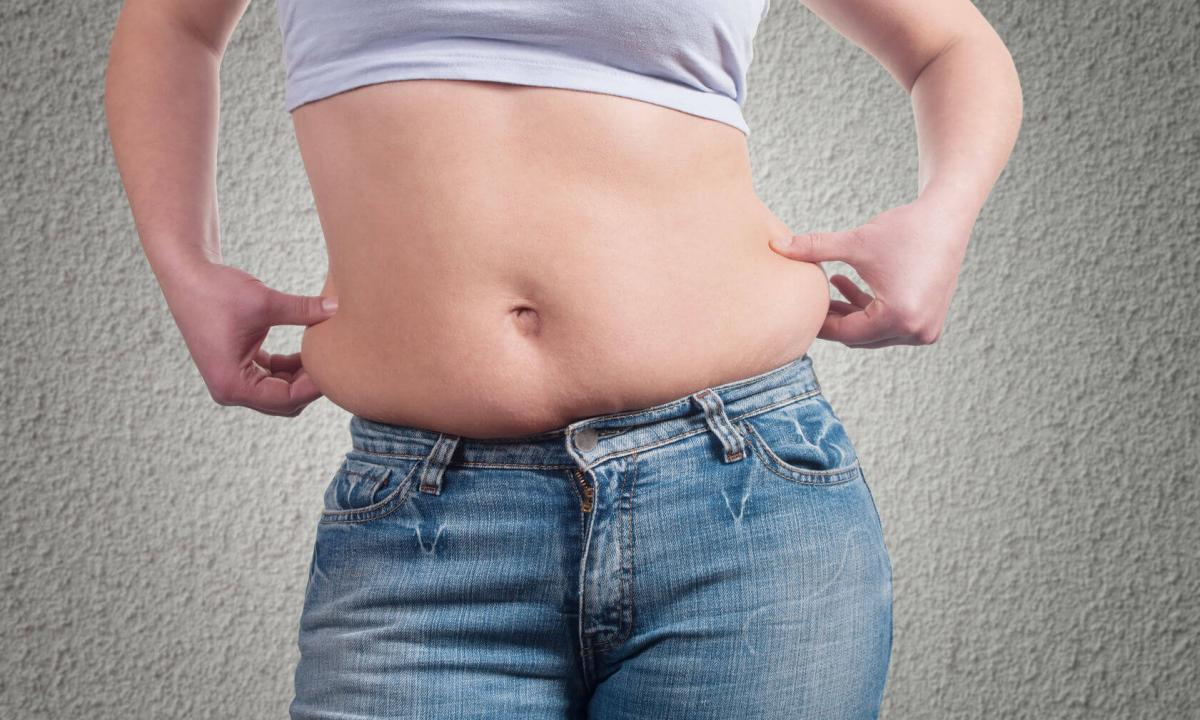 How to get rid of the hanging-down stomach?