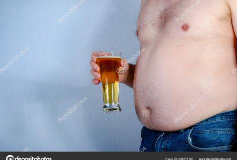 How to gather in a beer stomach?
