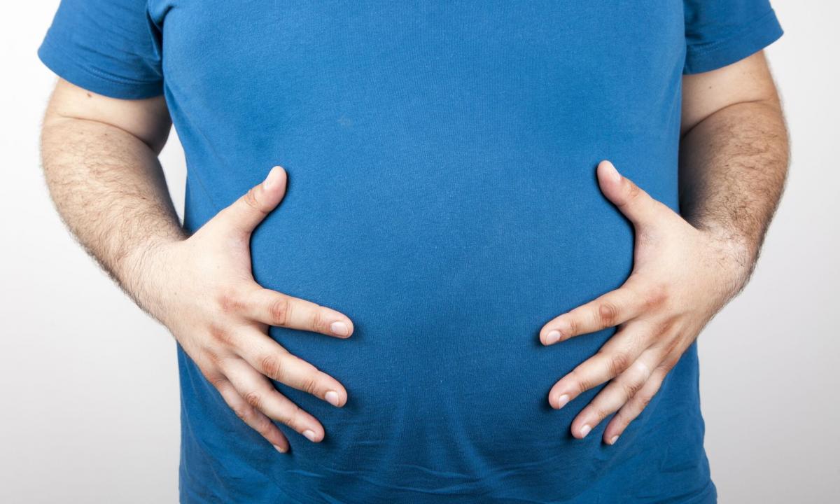 How to get rid of a stomach to the man?