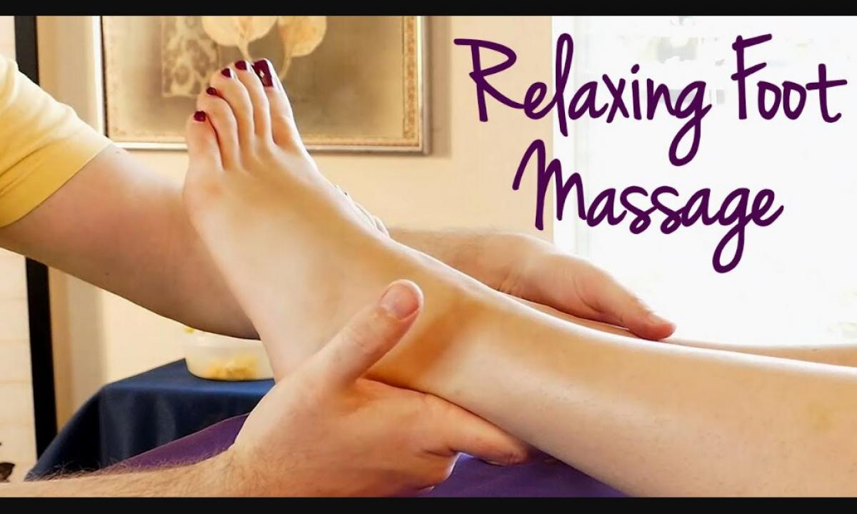 How it is correct to do foot massage?