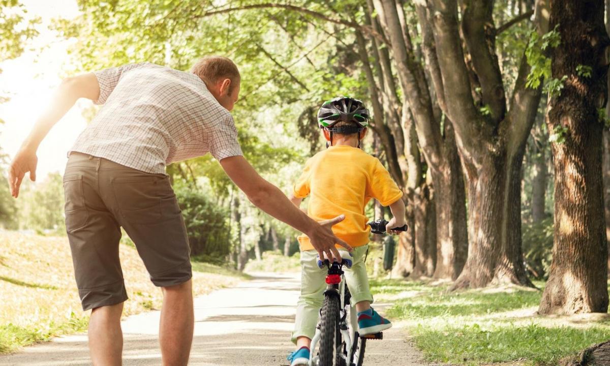 How to learn to ride a bike to the adult?