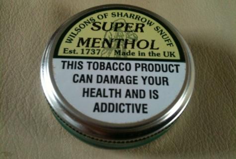 Snuff tobacco - advantage and harm