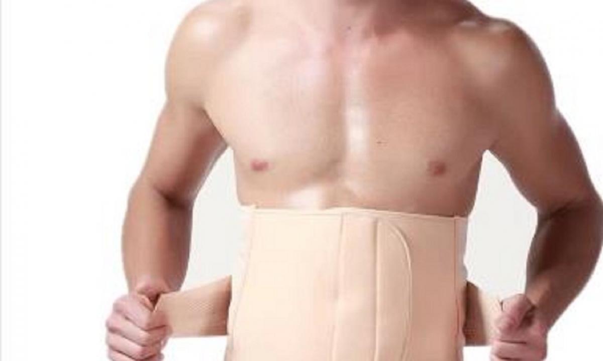 Belt for weight loss of a stomach for men