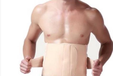 Belt for weight loss of a stomach for men