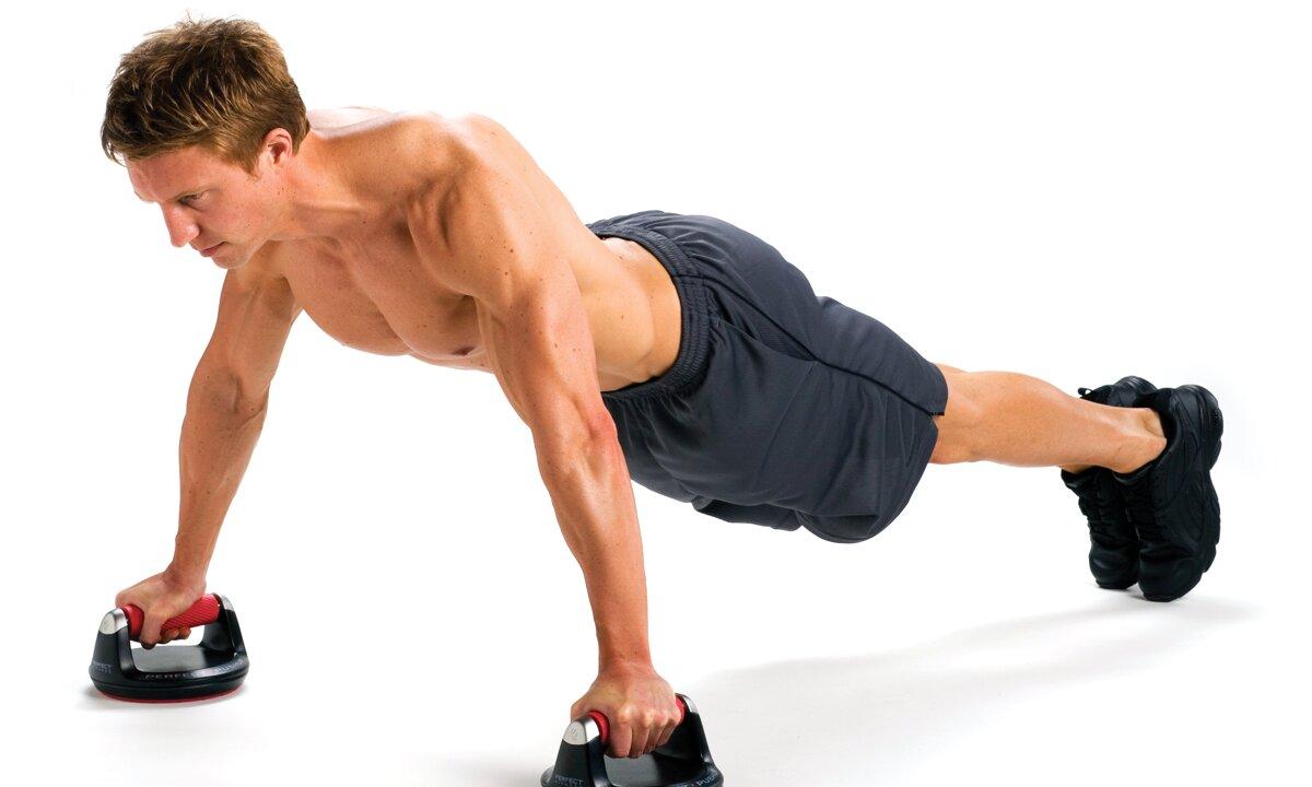 The return push-ups for a triceps