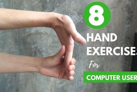 Exercises for hands