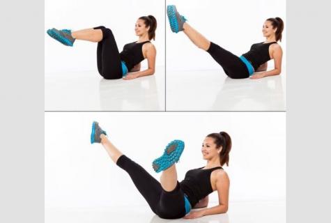 Exercises for an extension of legs