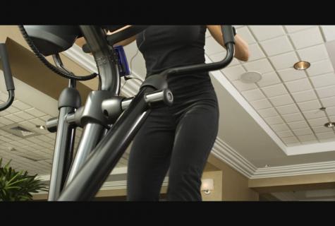 The elliptic exercise machine - what muscles work?