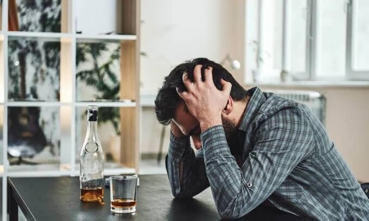 Depression after alcohol