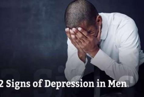 Depression symptoms at men
