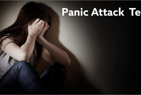 Syndrome of the panic attack
