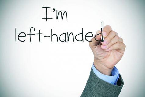 The interesting facts about lefthanders