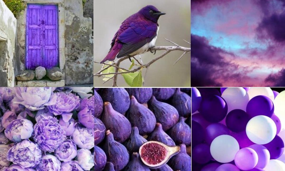 Violet color in psychology