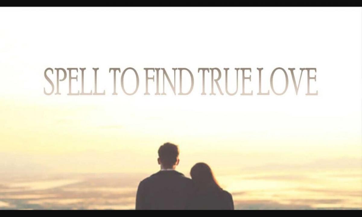 How to find true love?