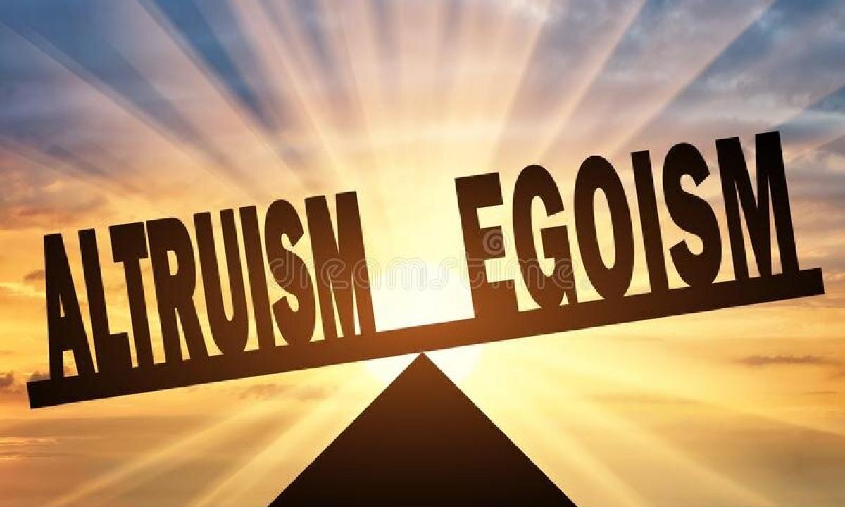 What is egoism?