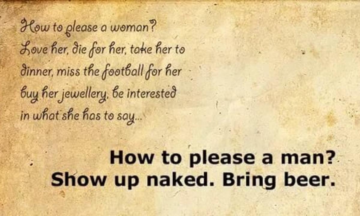 How to please the girl?
