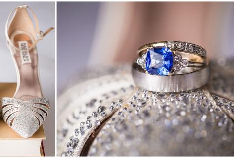 What to present on a sapphire wedding to parents?