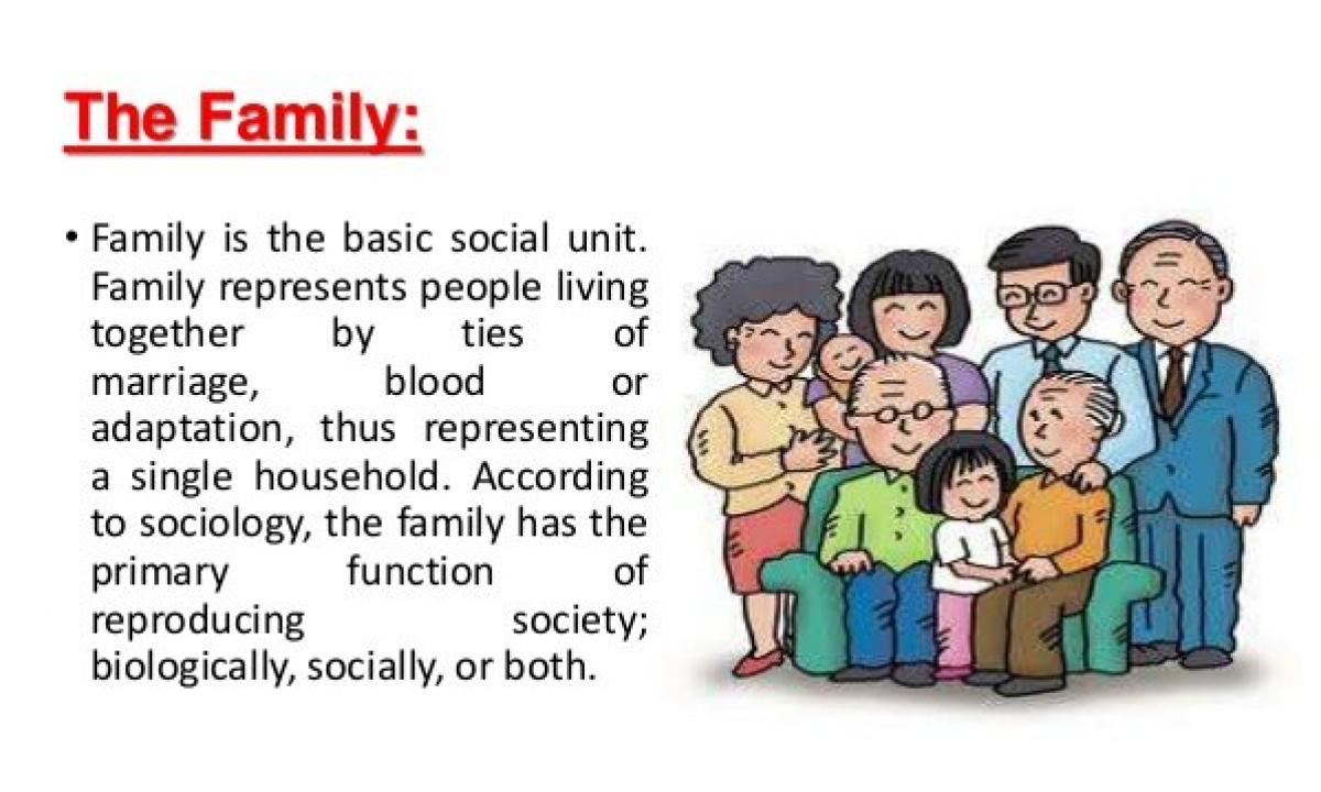 Types of the family relations