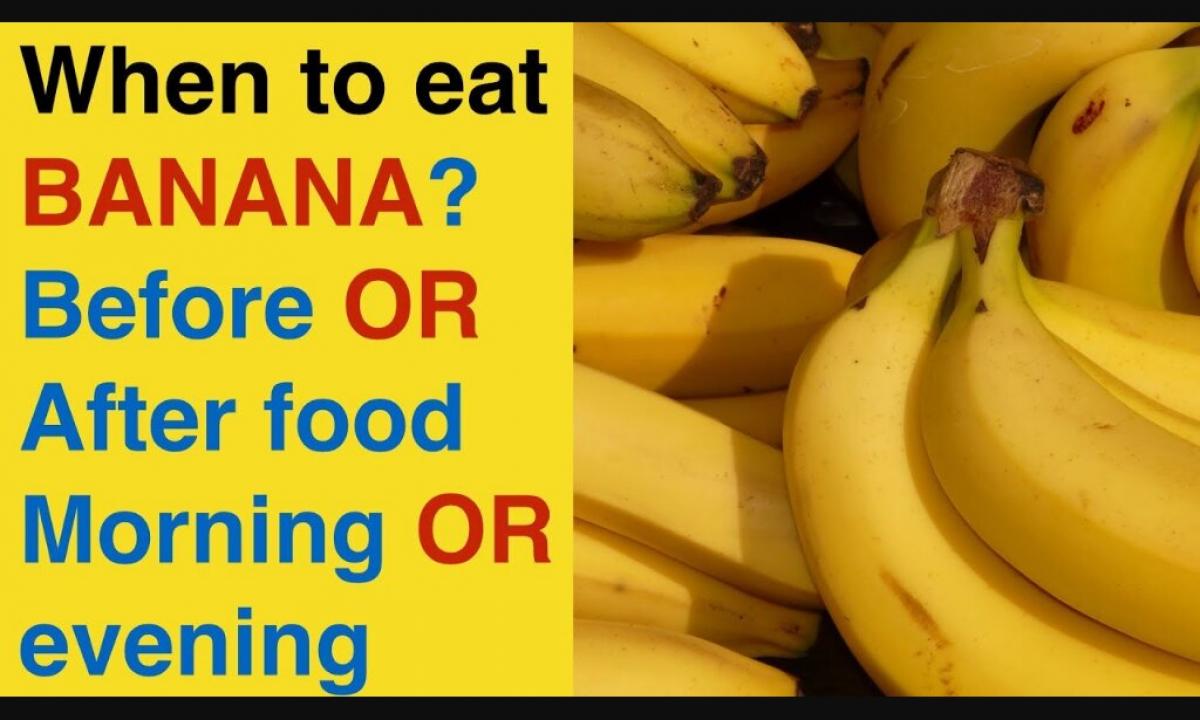 Whether it is useful to eat bananas after the training"