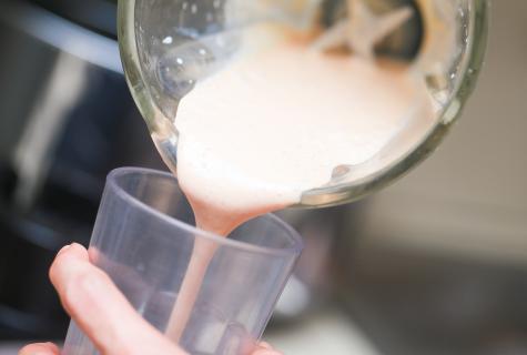How to make protein cocktail in house conditions