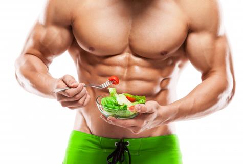Diet at a set of muscle bulk for men
