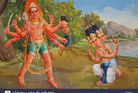 Great god of creation Brahma