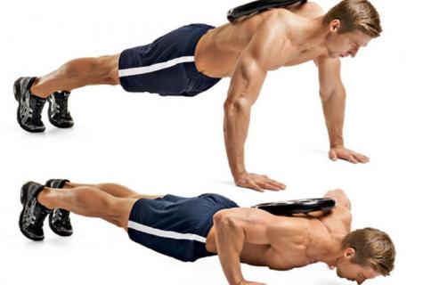 How to pump up a biceps push-ups from a floor: effective exercises