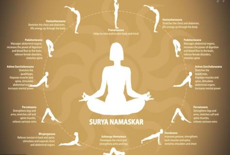 Useful set of exercises Surya Namaskar