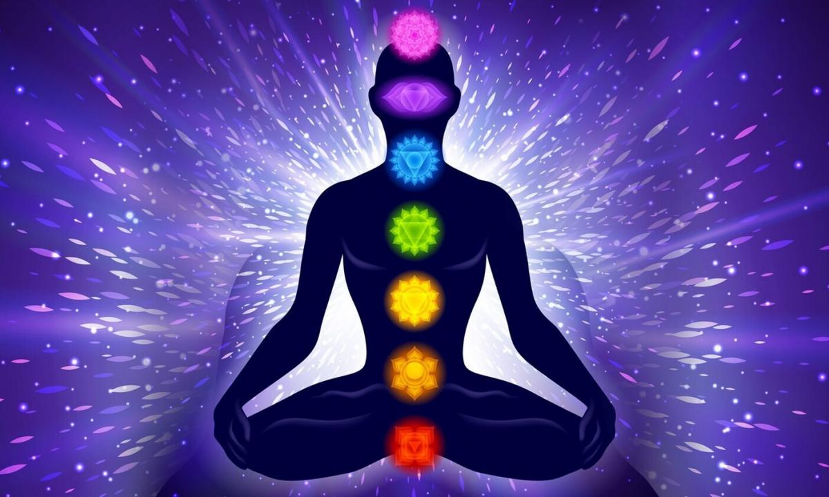 Where is and as the seventh chakra of the person works