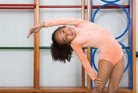 Complex of gymnastic exercises with a hoop for children