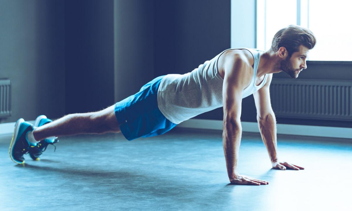 "Than push-ups from a floor are useful to men and whether exercise can do harm