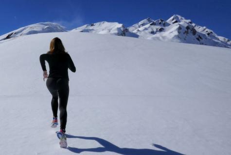 In what it is the best of all to run in the winter?