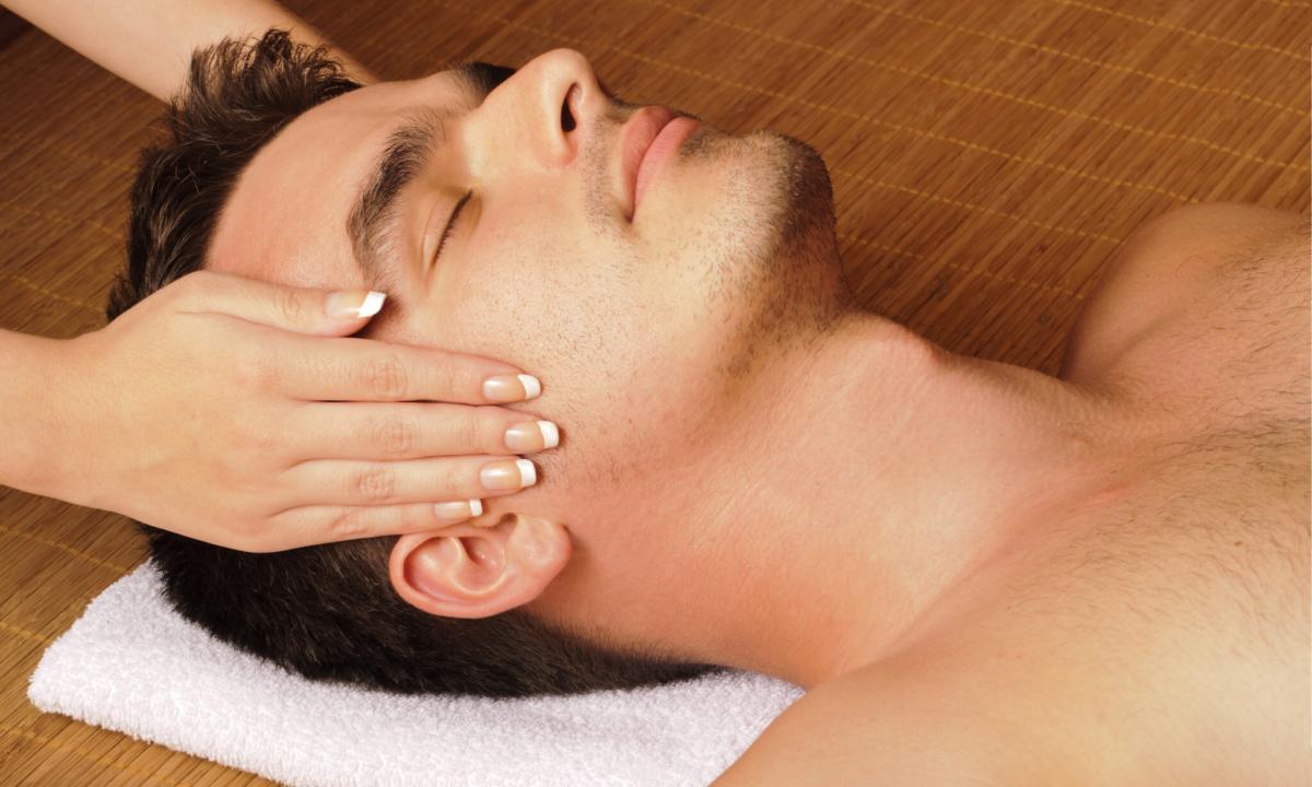 Massage at baldness"