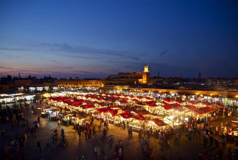 Square of ancient Marrakech