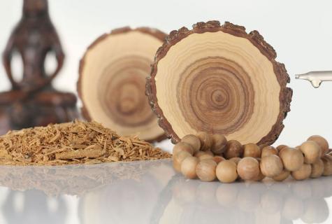 Essential oil of a sandalwood: than it is useful and how to use