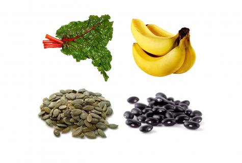 Magnesium in food and its role in a human body