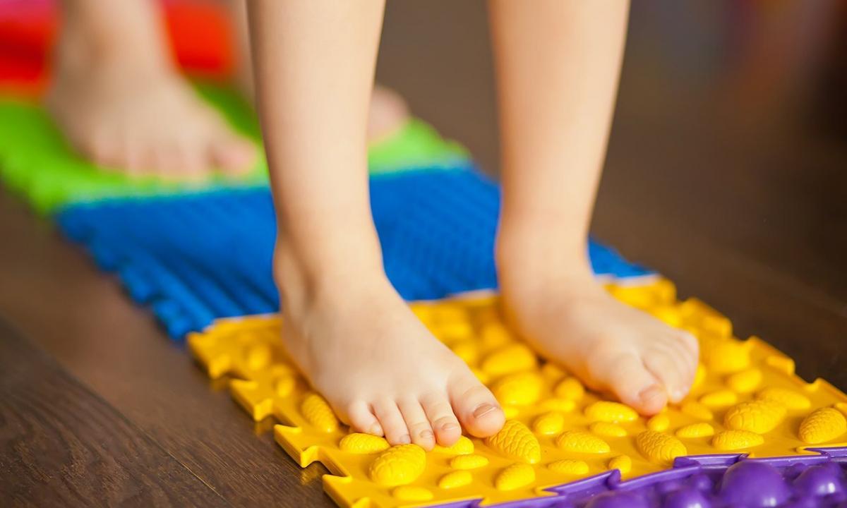 Exercises at flat-footedness at children
